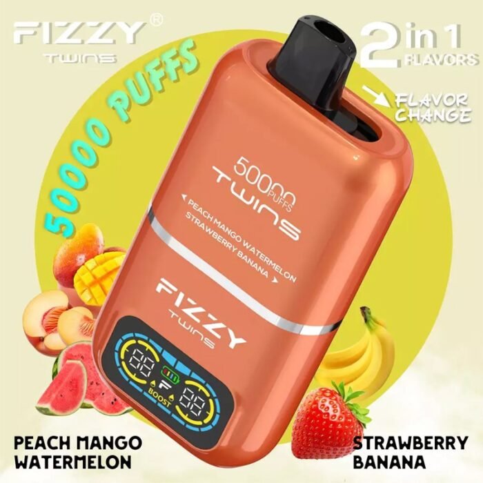 Fizzy Twins 50k Puffs - Image 3
