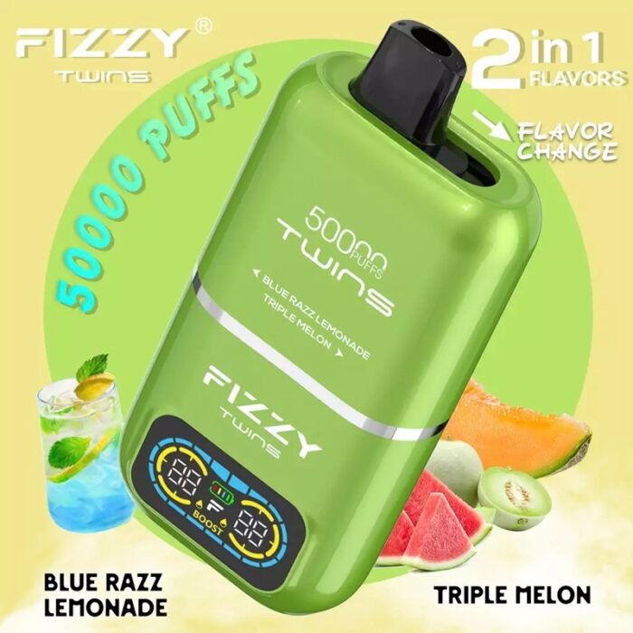 Fizzy Twins 50k Puffs - Image 4