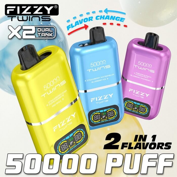 Fizzy Twins 50k Puffs - Image 2