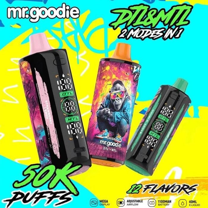 Mr. Goodie Shisha 50000 Puffs - Image 1