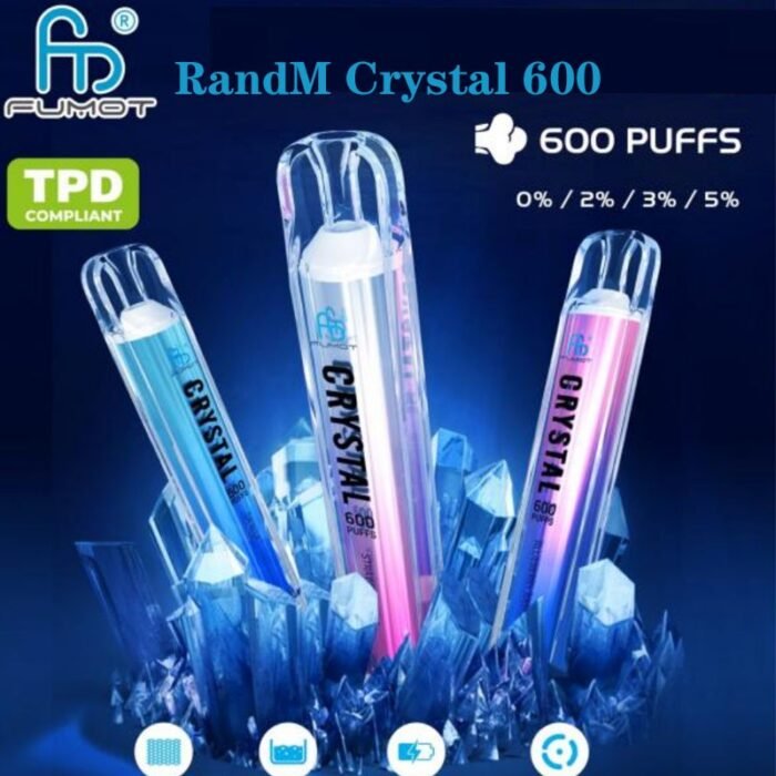 Randm Crystal 600 Puffs - Image 1