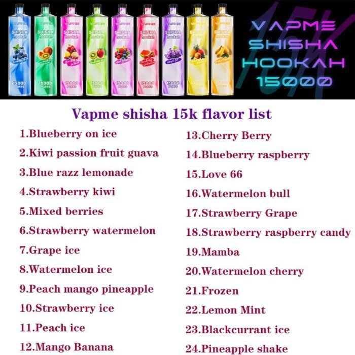 Vapme Shisha 15000 Puffs - Image 2