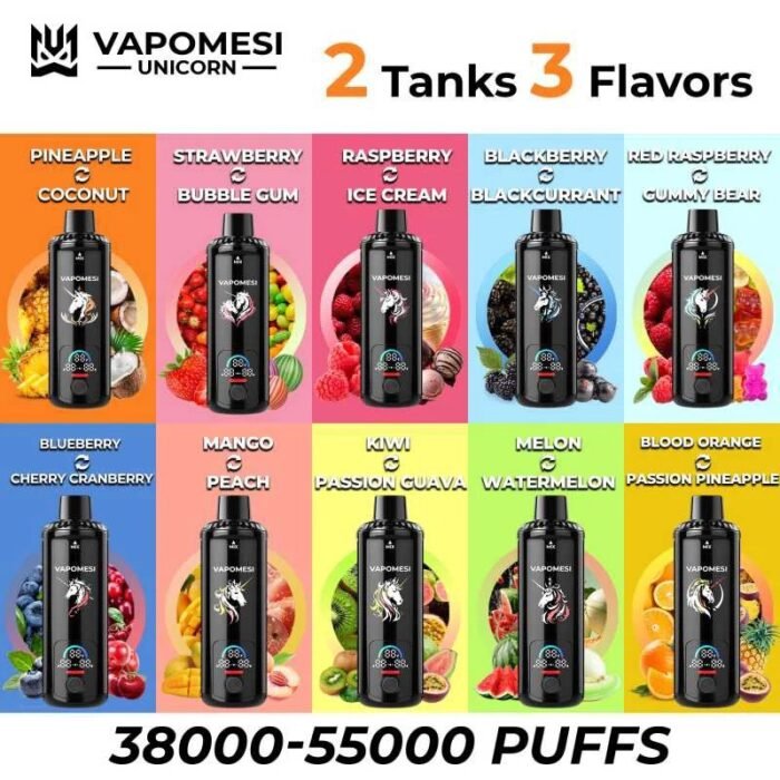 Vapomesi Unicorn 55000 Puffs - Image 2