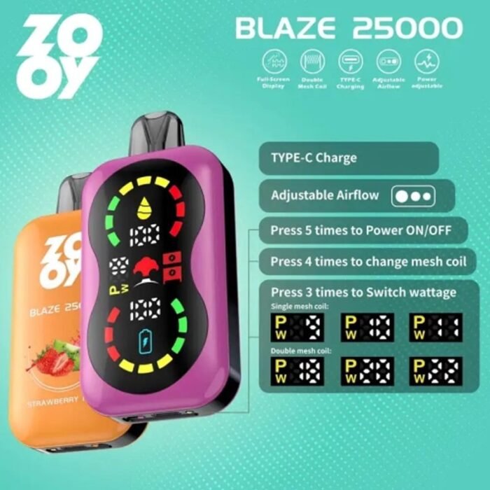 Zooy Blaze 25000 Puffs - Image 3